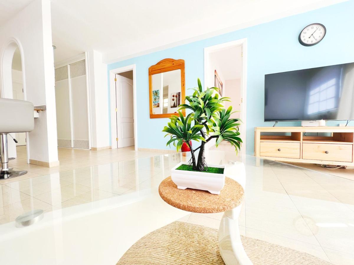 לוס כריסטיאנוס !!! Relaxing View, The Heights Apartment With Terrace And Heated Pools, Los Cristianos מראה חיצוני תמונה